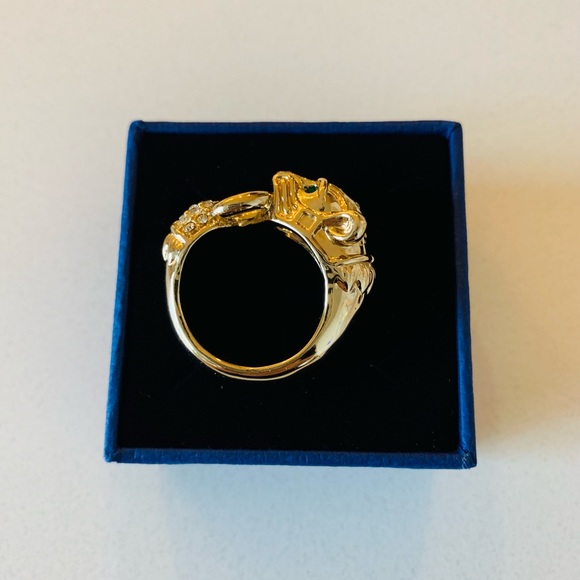 Banana Republic Panthère Ring, Multi-Colored, Gold Plating - Picture 8 of 9